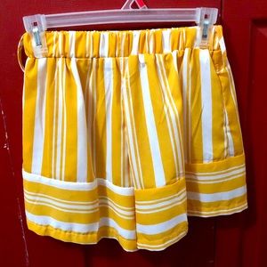 Bright Yellow Two Piece Set